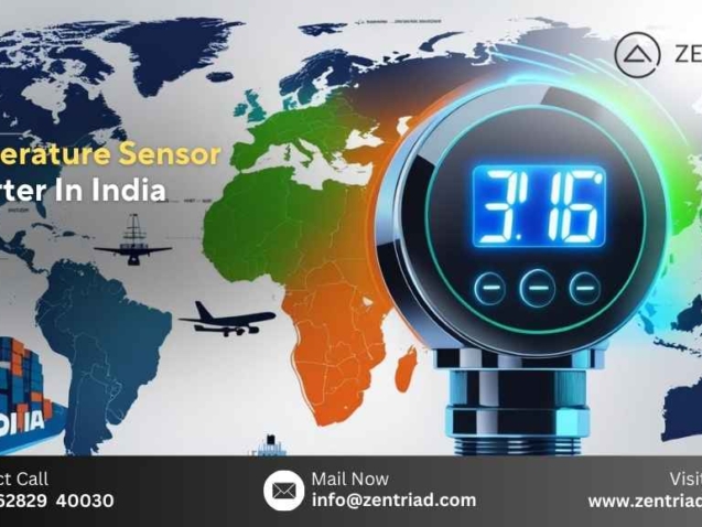 Zentriad – Leading Temperature Sensor Exporter in India with global reach and trusted logistics.