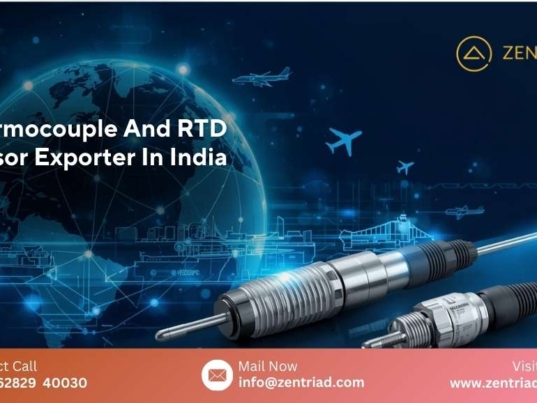 Zentriad thermocouple and RTD sensor exporter in India with advanced industrial sensors for global supply
