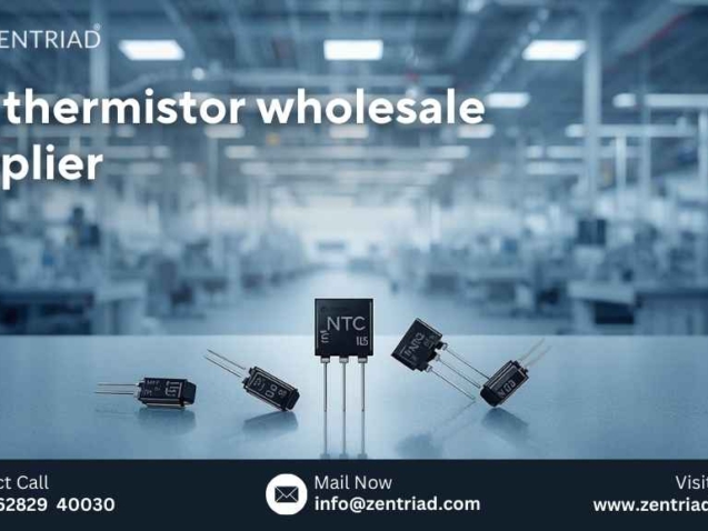 NTC thermistors manufactured by ZENTRIAD, a global NTC thermistor wholesale supplier for industrial and electronic applications