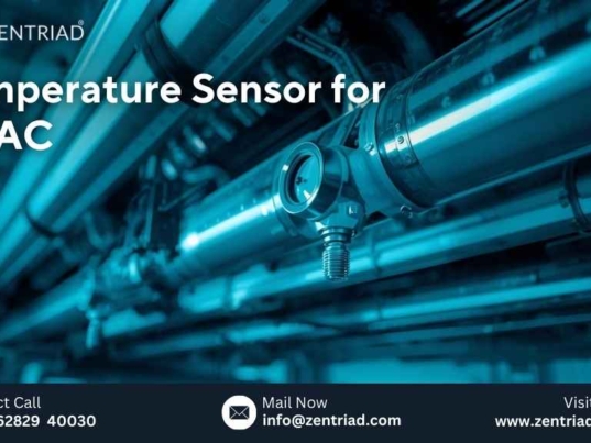 Temperature sensor for HVAC system monitoring in commercial and industrial buildings by ZENTRIAD