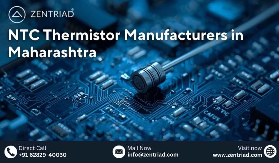 ntc thermistor temperature sensor used in electronics and hvac manufacturing industries in maharashtra