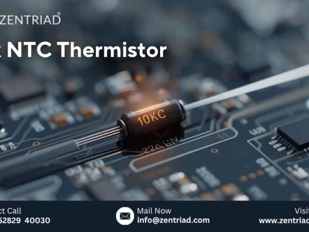 10k NTC Thermistor temperature sensor for industrial and electronic applications Zentriad India